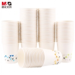晨光(M&G)文具 250ml加厚型纸杯 9盎司一次性水杯 商务办公茶水杯子 100只装ARC92515