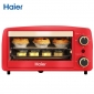 海尔 (Haier) K-10M2R 电烤箱 10L容量 小巧外观 匀火恒温 家用烤箱