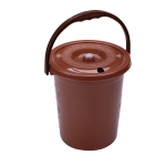 兰诗FW1279 垃圾桶过滤桶茶渣桶塑料茶台废水桶小过滤垃圾筒茶水桶    暗花款单桶