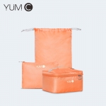 Y.U.M.C. 清新简约旅行收纳小巧便捷大空间容量收纳三件套S2014-1 红色
