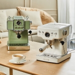 柏翠（petrus）咖啡机意式半自动泵压式家用9Bar浓缩蒸汽打奶泡机PE3690