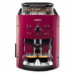 krups克鲁伯 全自动咖啡机家用 自营 自带打奶泡器 现磨豆欧洲原装进口意式小型一体机 EA810780 红色