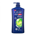 清扬（CLEAR）男士去屑洗发水1.2kg 青柠薄荷醇清爽控油型1200g 洗发露洗头膏