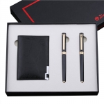 毕加索（pimio）PS-5501宝珠笔商务礼品黑色卡包套装礼盒 黑色卡包套装礼盒