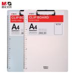 晨光(M&G) 120个/箱 A4经济型写字板夹PP书写垫板(带刻度尺)记事板夹报告夹文件夹单个装颜色随机ADM929A1