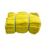 安惠 安全网 脚手架用防护防坠阻燃密目网黄色 阻燃1.8*6米 3.5斤