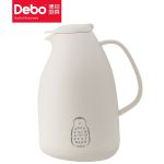 德铂（Debo） 保温水壶 玻璃内胆企鹅保温壶款暖瓶 米白 DEP-DS352