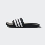 阿迪达斯（adidas） AP9966女款游泳拖鞋黑白色38码
