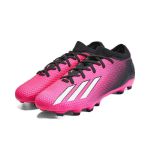 阿迪达斯（adidas） GZ2477中性短钉人造草比赛训练足球鞋黑色/粉色39码