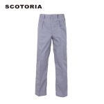 斯卡地尔（SCOTORIA） CVC1401 夏季工作服套装 长袖机修服 薄款劳保服工装 汽修工服 灰色裤子