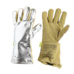 威特仕   耐高温热流反射铝手套CE认证手背反光铝箔反射热流隔热1对装（10-2385L）