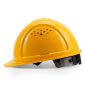 霍尼韦尔（Honeywell） 安全帽工地 HDPE L99S建筑工程工业防砸抗冲击 黄色透气款