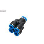 巴克斯（BIAX） 塑料Y五通快插式气管接头/AT91-100-302 φ8mm H16.5mm