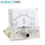 伊莱科（ELECALL） 直流电压表85C1 指针式表头安装式小型机械伏特表1~3KV维修电压 直流1V