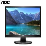 AOC E719SD/BK电脑显示器 17英寸 5:4不闪屏 可壁挂 LED背光节能 商务办公显示屏