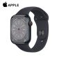 Apple Watch Series 8 智能手表GPS + 蜂窝款45毫米午夜色铝金属表壳午夜色运动型表带 MNK53CH/A