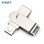 忆捷（EAGET）F60 256GB USB3.0 U盘 高速全金属360度旋转车载优盘网红音乐盘  商用