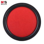 晨光(M&G) 288个/箱 文具小号红色秒干印台70mm财务专用水性颜料印泥AYZ97523