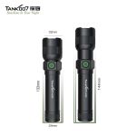 TANK 007 探客 户外调焦直充强光手电筒 KZ02+电池+充电线