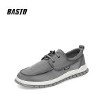 百思图（BASTO） 夏季低帮男运动休闲鞋11160BM2 灰色40码