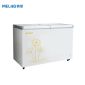 美菱（MeiLing） BCD-278AZ商用家用冰柜冷藏冷冻双温双箱冷柜蝶形门大容量卧式冰箱278升台