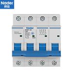 良信（Nader）   微型保护断路器 NDB1系列 NDB1-63 NDB1小型家用空开开关 32A 4P