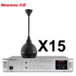 纽曼（Newmine） G515吸顶音响套装同轴吊球吸顶喇叭音响套装（一拖十五）