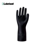 雷克兰（Lakeland）工业加厚天然橡胶防化手套ER18FER28FER28F黑色11码