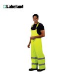 雷克兰（Lakeland）ABPU10LY防电弧背带裤荧光黄PVC阻燃防电弧高性能面料
