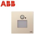 ABB开关插座面板 人体红外壁角灯LED 过道踢脚 地脚灯 盈致系列 金色 CA457-ZG