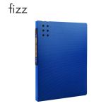 飞兹（fizz）A4加厚单强力文件夹板/立体背条档案夹/资料夹 深蓝FZ101021