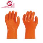 可兹尔（KCL） PVC止滑手套 橘黄色 L L