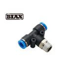 巴克斯（BIAX） 螺纹正三通快插式气管接头/AT91-100-66 φ12mm H9.5mm