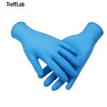 特瑞夫（Trefflab） 一次性使用丁腈手套 蓝色 无粉 均码