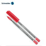 施耐德（Schneider) 圆珠笔505 M透明杆红色不可换芯 150602