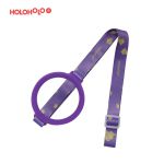holoholo 随行杯袋斜跨杯套挂绳夏季 紫色T-101