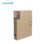 天色（TIANSE）TS-11002 文件盒 A4 55mm 古铜棕