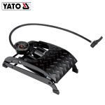易尔拓（YATO） 带压力表打气筒 高压打气泵  脚踏双管0-7BAR YT-7350