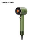 直白（zhibai） 家用双离子吹风机新一代大功率高速电吹风筒低噪音复古吹风桶便携无叶S1抹茶绿