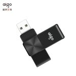 爱国者（aigo） U266-32GB USB2.0迷你款黑色简约侧旋转金属商务U盘DLSK 32G
