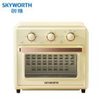 创维（Skyworth） 电烤箱K252 家用多功能空气烤箱空气炸锅机械操控13L 定时独立控温三层可视