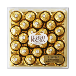 费列罗（FERRERO）榛果威化糖果巧克力制品喜糖节日礼物24粒装300g新老包装随机发货