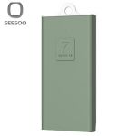 七素（Seesoo）指甲剪套装Q1A377353 按压盒 4件套 绿色