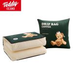 TEDDY ISLAND TD3610宝宝绒抱枕被淘气熊40*40+105*150cm
