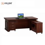 科劲 老板桌办公桌大气班台油漆经理桌主管桌1.8米含副柜 KJ-LB4718
