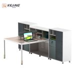 科劲 屏风工位办公桌现代简约员工位卡座两人职员桌1.6米 28-LZ2016