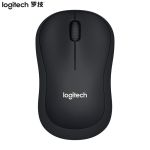罗技（Logitech） B220 企业版静音无线鼠标 带无线2.4G接收器 黑色