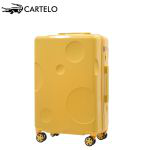 卡帝乐鳄鱼（CARTELO） 拉链款拉杆箱K83526寸淡鹅黄