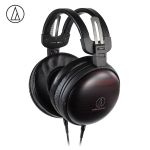 铁三角（Audio-technica）ATH-AWKT/f 黑檀木头戴式 HIFI木碗耳机通话功能头戴式音乐耳机