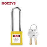 BOZZYS 工程安全长梁挂锁BD-G22不通开型KD 76*6MM 2套起订
